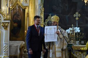 Piotr Karol Bujwicki odznaczony orderem świętych Cyryla i Metodego